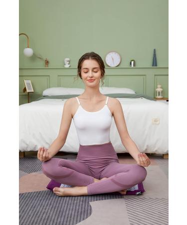 Buy Yantramatte Acupressure Mat & Pillow Set - Original Needle Mat for Pain Relief & Relaxation | Purple Spiked Mat for Neck Back & Feet Massage - Buy Online on GoSupps.com