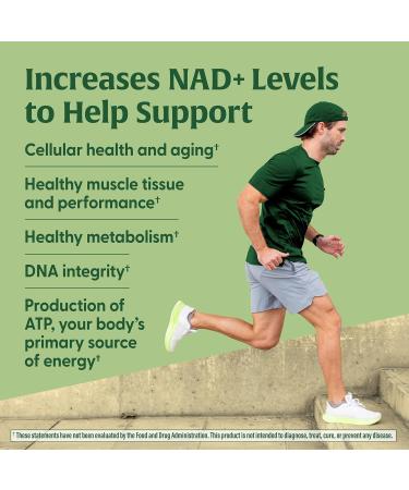 MegaFood NAD+ Supplement with Nicotinamide Riboside & Resveratrol - NMN Supplement Alternative - Vitamin B12 B6 Methylfolate & Niacin - NAD for Healthy Aging - Non-GMO - 60 Capsules 30 Servings - Buy Online on GoSupps.com