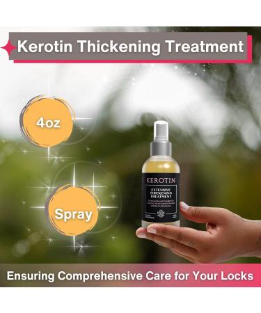 Worldwide Nutrition Kerotin Nourishing Thickening Spray Treatment - Revitalize Hair Heat Protectant 4 Oz & Key Chain - Buy Online on GoSupps.com