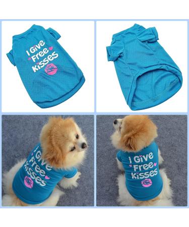 PETCARE 3 Pack Small Dog Girl T-Shirts | Soft Cotton Tee Shirts for Chihuahua, Yorkie, Shih Tzu, Pomeranian | XS (Fit 13 lbs) | Thanksgiving & Valentine's Outfits - Buy Online on GoSupps.com