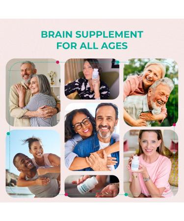 PUREHEALTH RESEARCH Ageless Brain Supplements for Memory and Focus - Nootropic Brain Health Supplement for Adults - with Bacopa Monieri Alpha GPC L-Tyrosine Vitamin B6 Niacin & More 60 Capsules - Buy Online on GoSupps.com