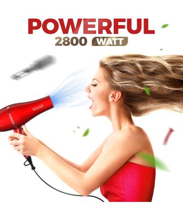 Salon Professional Ionic Hair Dryer - Powerful Lightweight & Includes Diffuser | Perfect Birthday Gift for Women & Moms - Buy Online on GoSupps.com