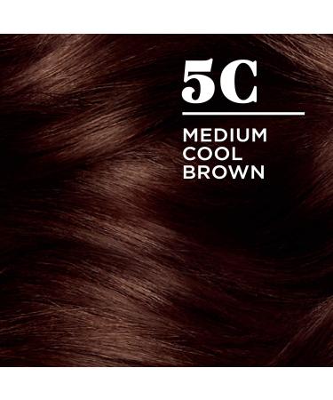 Clairol Nice n Easy 5C Medium Cool Brown Hair Color - Pack of 3 | Allergy-Friendly Permanent Dye & Conditioner for Natural-Looking Grey Coverage - Buy Online on GoSupps.com