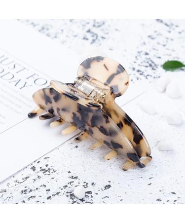 Prettyou Large Handmade Celluloid French Barrette Tortoise Shell Hair Clip for Women - Buy Online on GoSupps.com