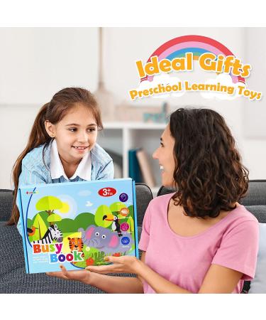 Foayex Montessori Toys for Toddlers Learning - Educational Activities Book for 3-5 Year Old Boys & Girls - Buy Online on GoSupps.com