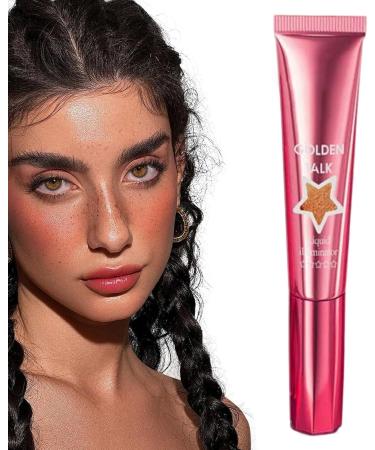 Sparkling Face Highlighter Lightweight smudgeresistant highlighter for the face and body Liquid Highlighter Long Lasting Shimmering Radiant Makeup Cream 18 ml liquid - Buy Online on GoSupps.com