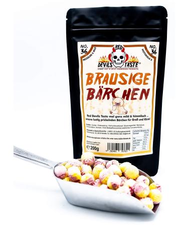 RED DEVILS TASTE Children's "Sudden Bears" Candy Box - Soft - 200g - Hot Scale: 0 - Red