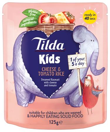 Tilda Tilda Kids Cheese & Tomato Rice 125g