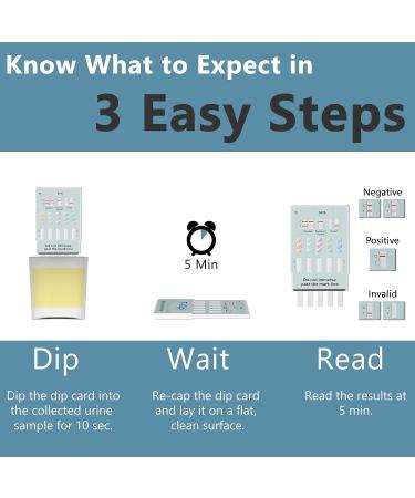 Prime Screen 5 Pack 5 Panel Drug Test Kit for AMP Benzos COC OPI THC - WDOA-754 - Buy Online on GoSupps.com