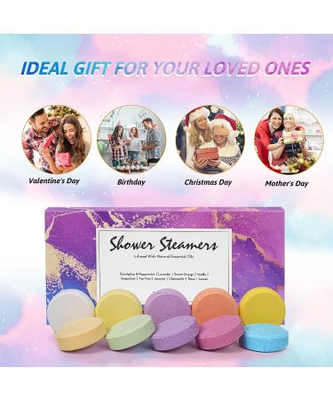 Aromatherapy Shower Steamers Gift Set - 30 Pcs Shower Bombs with Essential Oils for Stress Relief & Relaxation - Perfect Home Spa Gift for Women and Men - Ideal for Birthday and Holiday Gifts - Buy Online on GoSupps.com