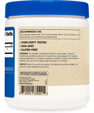 Nutricost Organic Reishi Mushroom Powder 0.5LB (8oz) - USDA Certified, 100% Organic, Vegetarian, Non-GMO, Gluten-Free - Buy Online on GoSupps.com