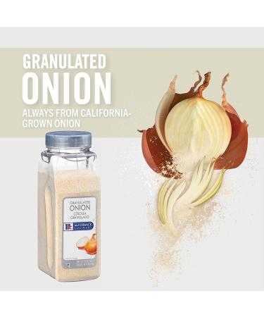 McCormick Culinary Granulated Onion Powder 18 oz - Ideal for Dips, Breading, Soups & Meats - 1.12 lb Container - Buy Online on GoSupps.com