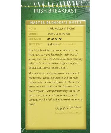 Twinings Irish Breakfast Black Tea Bags - 20 Count | Premium Quality Tea - Buy Online on GoSupps.com