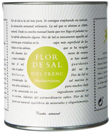 Gusto Mundial Flor de Sal d Es Trenc Mediterranea Salt 150g |untreated natural sea salt from Mallorca |150 g (1 Pack) with Mediterranean herbs