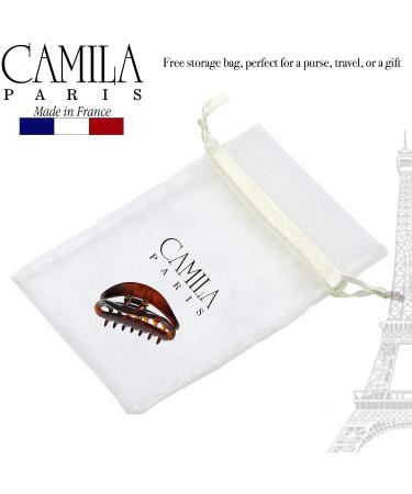 Camila Paris NV23 French Hair Clip for Women - Tortoise Shell 2 Inch Clamp - Luxury Styling Accessory - Made in France - Buy Online on GoSupps.com