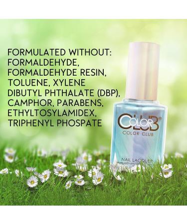 Color Club Oil Slick Collection Frost Bite Tri-Chrome Nail Lacquer - Light Blue/Silver/Pink - Buy Online on GoSupps.com