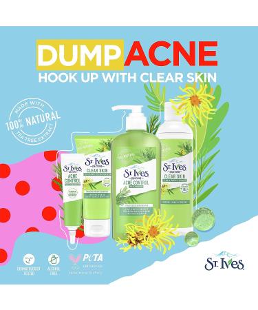 St. Ives Spot Treatment with 2% Salicylic Acid & Tea Tree Extract 0.75 oz - Reduce Blemish Redness, Control Acne - Buy Online on GoSupps.com