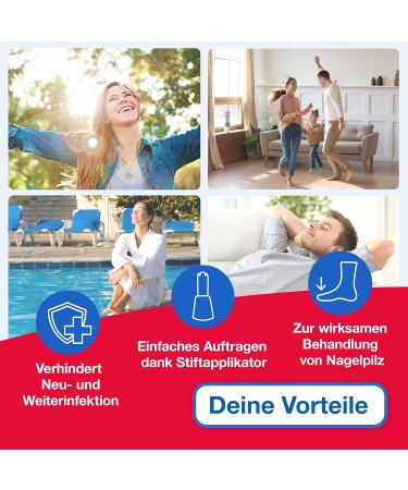 SOS Nagelwilz-Stift | Anti Nail Fungus Treatment | 6-Month Supply | Easy Pen Applicator | Nail Discoloration Solution | 2-Pack (3 ml) - Buy Online on GoSupps.com