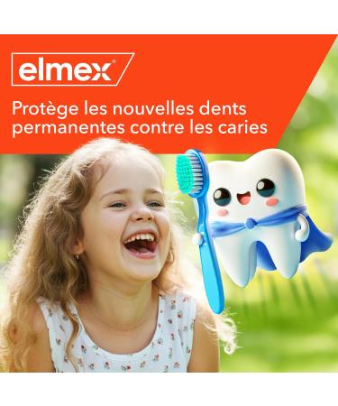 Elmex Junior Toothpaste Ages 6-12 | Caries Protection | Mint Flavor | No Dyes | Children's Toothpaste for Stronger Teeth | - Buy Online on GoSupps.com