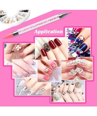 Sularpek Strass Picker Point Anhyzic Pent - Dual Ended Gemstone & Dotting Pen for Nail Art | Nailpunk Abbey - DIY Decoration Tool for Nail Gems & Stones (Rosa) - Buy Online on GoSupps.com