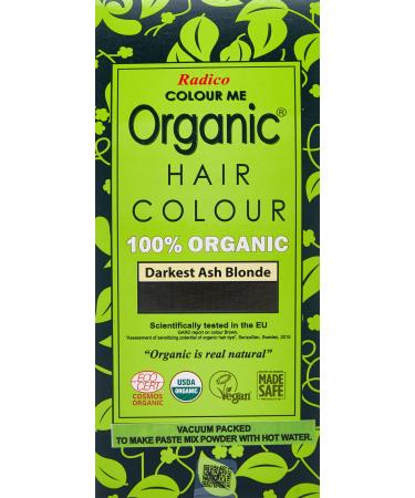 Radico Colour Me Organic plant hair colour very dark ash blonde (organic vegan natural cosmetics) SDuAsch