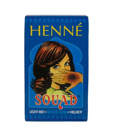 Hennedrog Henna Souad Coloration pour cheveux base de plantes Rouge clair 90 g rouge clair 90 g (Lot de 1)