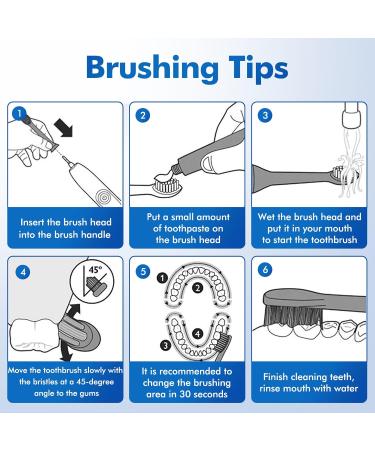 Replacement Toothbrush Heads for Oral-B Braun - Pack of 16 | Compatible with Pro 1000/9600/500/3000/7000/8000 - Professional Quality - Buy Online on GoSupps.com