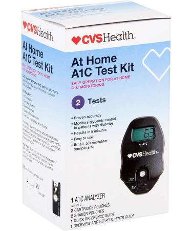 A1C At-Home Test Kit for Easy Glycemic Control Monitoring - CVS - Buy Online on GoSupps.com