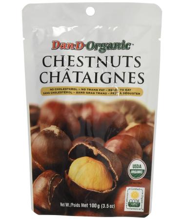Dan-D-Pak OS10100 Organic Chestnuts 100g pack of 24