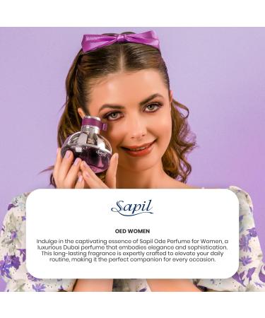 Sapil Ode Perfume for Women - Long-lasting Dubai Perfume EDP Spray - Fruity Floral Gourmand Scent - 3.4 Oz (100 ml) - Arabic Cologne for Women - Ideal Daily Wear Fragrance Modern - Buy Online on GoSupps.com