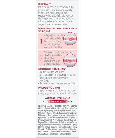 DIADERMINE LIFT+ Eye Care Super Filler Eye Cream - Wrinkle-Filling Anti-Aging Solution (15 ml) - International Shipping Available - Buy Online on GoSupps.com