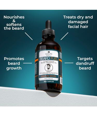 Nature Spell Beard Grooming Oil 110ml - Signature Scented Beard Conditioning Oil - Made in UK - Buy Online on GoSupps.com