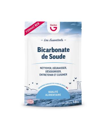 Baking Soda Food & Household 1.5 kg – Practical and Resealable Format – Made in France