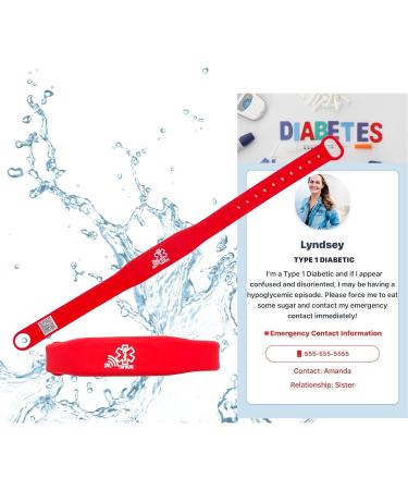 Buy NFC & QR Code Medical ID Smart Bracelets - No Subscription Free Editable Profile Waterproof & Silicone - Ideal for Men & Women - Buy Online on GoSupps.com