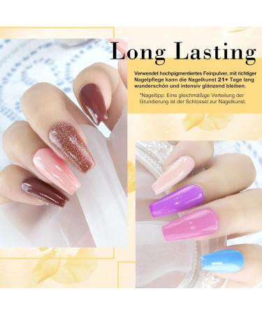 Mrcuvaryas Dipping Powder Nails Set - Pearl Chrome Nail Powder with Base Top Coat Activator & Brush | French Dip Powder Starter Kit for DIY Nail Art at Home - Perfect for Beginners - Buy Online on GoSupps.com