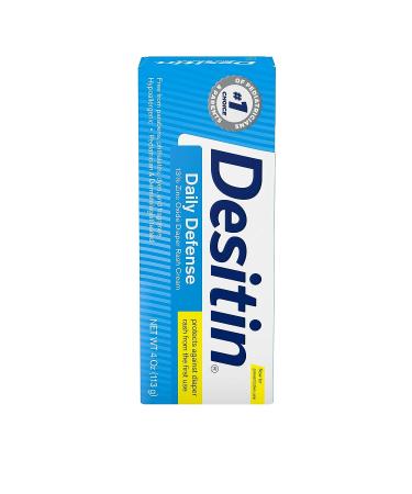 Desitin Daily Defense Zinc Oxide Baby Diaper Rash Cream - 4 oz - Buy Online on GoSupps.com
