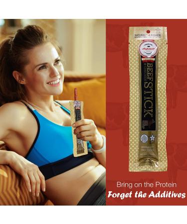 Aufschnitt All Natural Kosher Gluten Free Beef and Chicken Sticks Variety Pack - 1 oz 10 Pack, No Nitrates, Star-K Certified Kosher - Buy Online on GoSupps.com