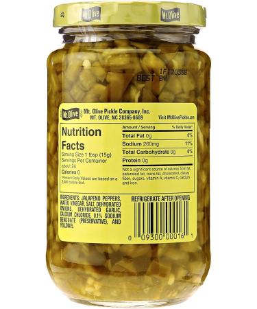 Mt Olive Pickle Co Mt Olive Diced Jalapeno Pepper 12 oz - Buy Online on GoSupps.com