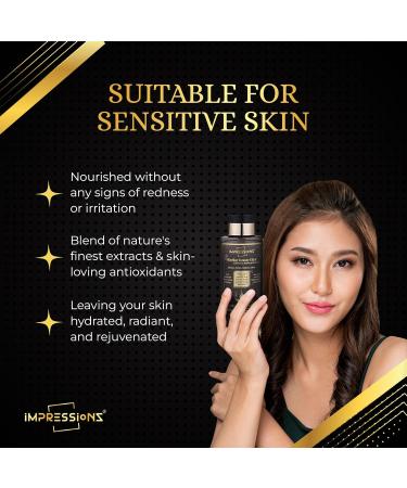 ImpressionZ Micellar Water Effortless Quick face and Eye Makeup Remover - All Skin Types - Gentle Non-Sticky Non-Irritating Micellar Cleansing Water - Hydrating Makeup Remover Fragrance Free - Buy Online on GoSupps.com