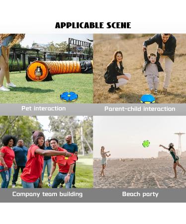 Yeahboom UFO Magical Flying Saucer Ball - Ultimate Dog Frisbee Toy for Outdoor Fun | Blue Dog Balls & Flying Saucer for Dogs - Buy Online on GoSupps.com