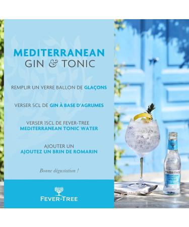 FEVER-TREE - 8 Bottles of 500 ml of Mediterranean Tonic Water - Lemon and aromatic herbs - Soda - Buy Online on GoSupps.com