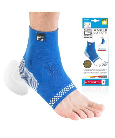 Neo G Ankle Support for Sprained Ankle Achilles Tendonitis Support Injured or Weak ankles Arthritis - Ankle Brace Foot Support for Ligament Damage. Multi Zone Compression - Airflow Plus - L LARGE: 23 - 27 CM