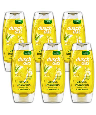 Duschdas Duschdas Lemon and Rosemary Shower Gel 6 x 225 ml