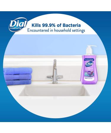 Dial Complete Antibacterial Liquid Hand Soap - Lavender & Jasmine Scent 7.5 fl oz Pack of 12 | Buy Internationally - Buy Online on GoSupps.com