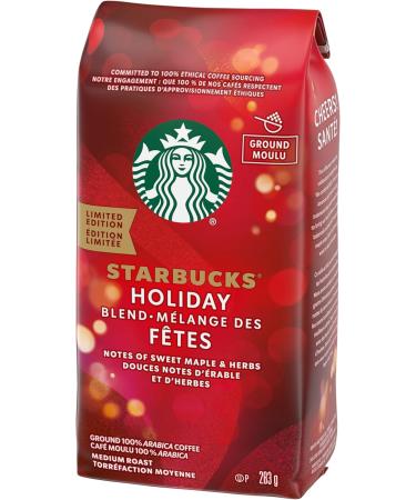 Starbucks Holiday Blend Ground Coffee 283g Holiday Blend 283 Grams 47.17 g (Pack of 6) - Buy Online on GoSupps.com