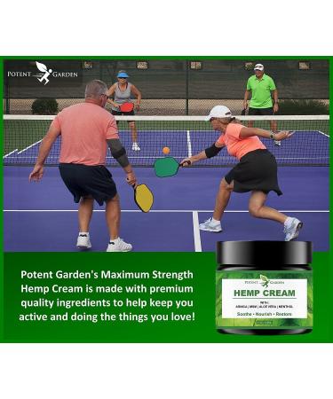 Potent Garden Hemp Cream Relief - Soothing Muscle Cream for Knees  Back & Feet - 4 OZ - Buy Online on GoSupps.com