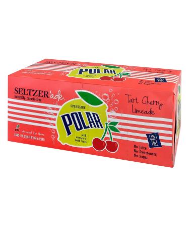 Polar Beverages Tart Cherry Limeade Seltzer'ade 8pk - 12 fl oz | Refreshing Sparkling Water - Buy Online on GoSupps.com