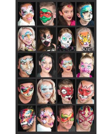 Grimas Water Make-Up Palette - Theatre & Children's 6 Colours with Instructions | International Shipping - Buy Online on GoSupps.com