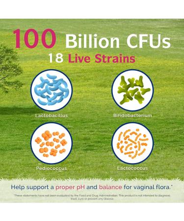 Innate Vitality Probiotics for Women 100 Billion CFUs 18 Strains Prebiotics and Probiotics with Cranberry Vitamin C & B6 P5P Vaginal & Digestive Health Non refrigerated 60 Caps - Buy Online on GoSupps.com