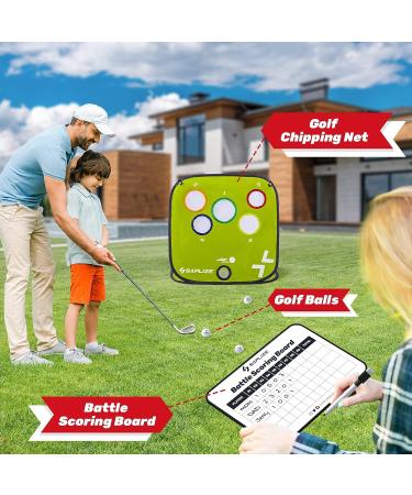 SAPLIZE Golf Chipping Net - Auto-Return Design for Precision Practice | Improve Short Game Accuracy and Swing Technique - Buy Online on GoSupps.com